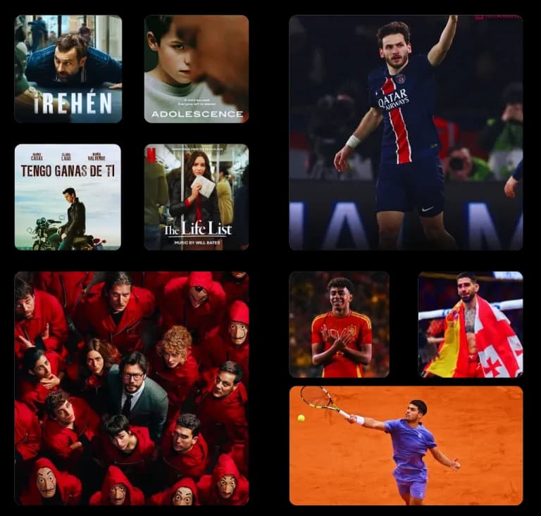 Servicio IPTV compatible con múltiples dispositivos